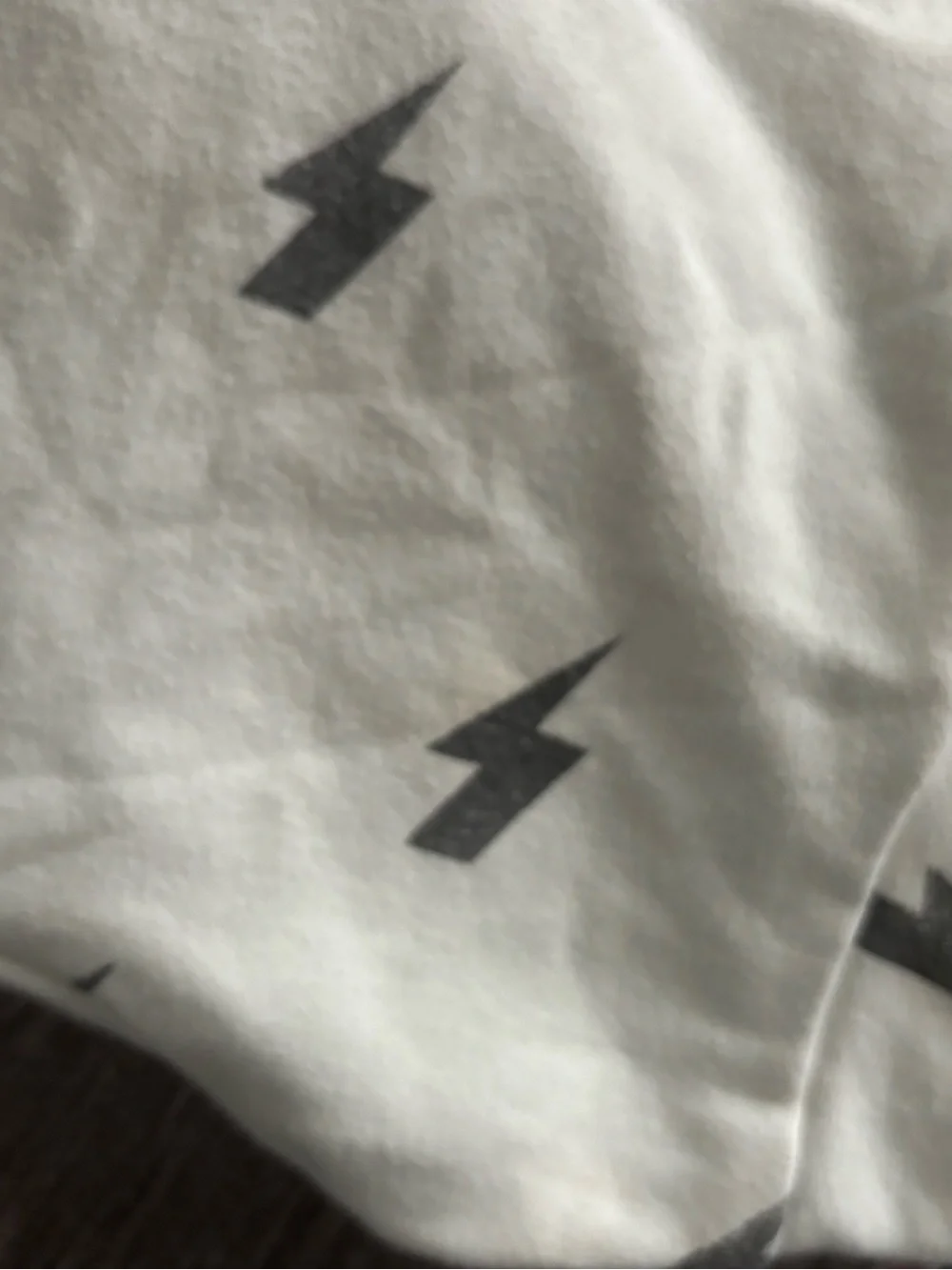2T Kids Cream Lightning Print Hoodie and Dinosaur Hoodie